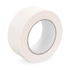 2" x 60 yards White Masking Tape for General Purpose, Natural Rubber 